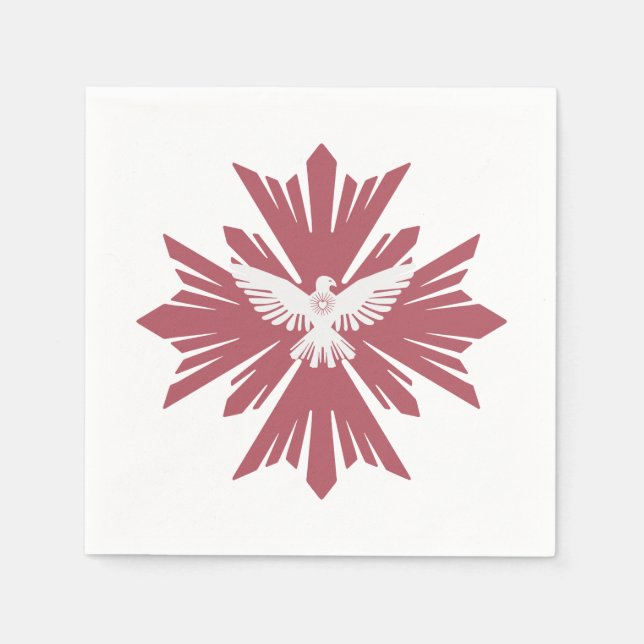 Divine dove of peace napkin (Front)