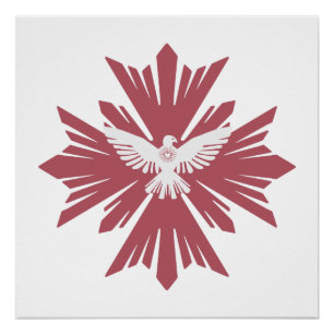 Divine dove of peace poster