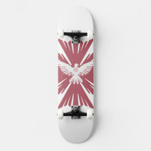 Divine dove of peace skateboard