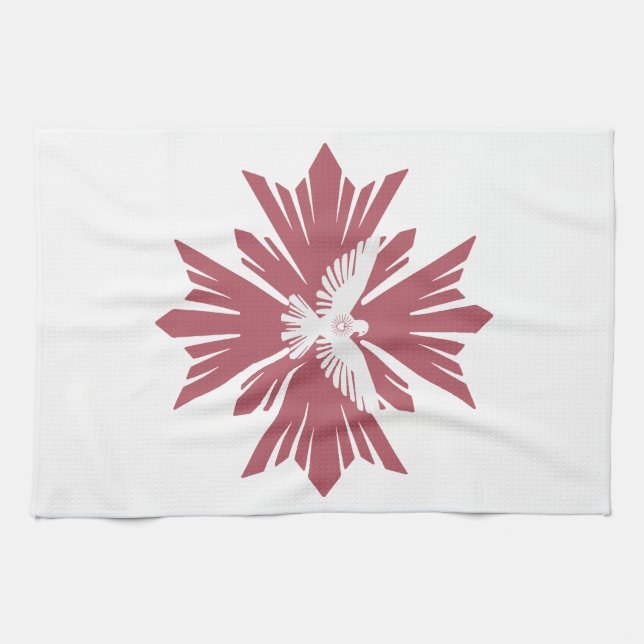 Divine dove of peace tea towel (Horizontal)