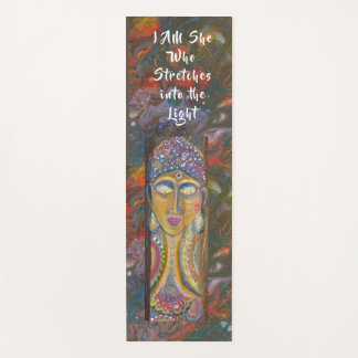 Divine Feminie Buddha original art Yoga Mat