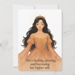 Divine Feminine Energy Greeting Card – Yasumi Art