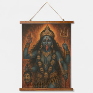 Divine Feminine Kali Goddess Hanging Tapestry