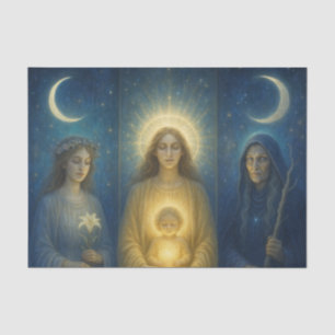 Divine Feminine Triptych Tissue Paper