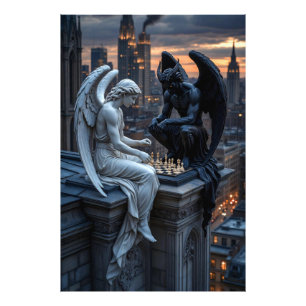 Divine Game at Twilight Photo Print