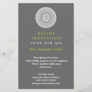 Divine Green Impression Vertical Flyer