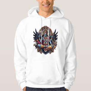 "Divine Guardian: Vishnu and Garuda" Hoodie