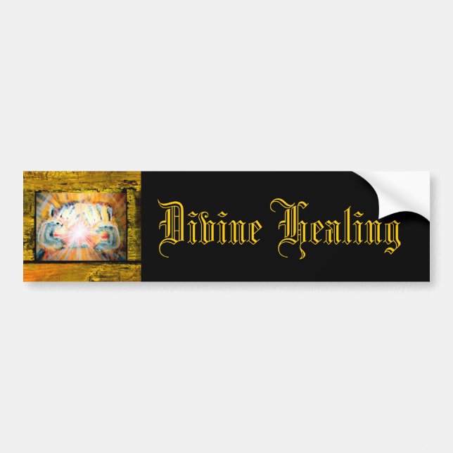 Divine Healing Bumper Sticker (Front)