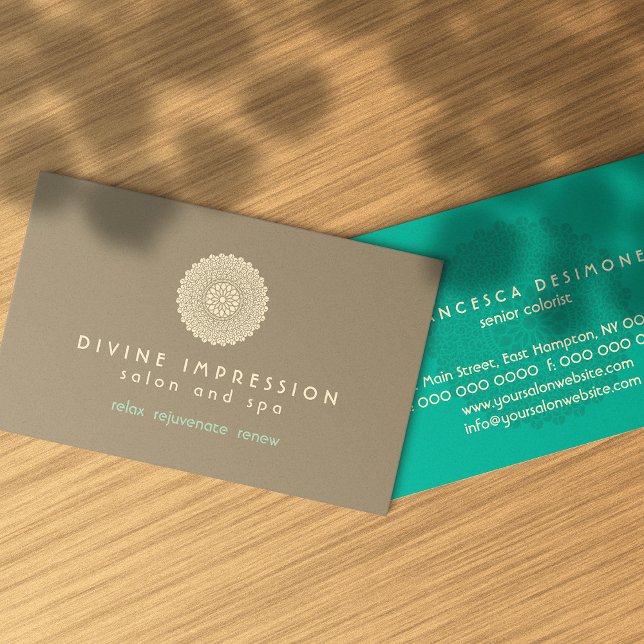 Divine Impression Blue 2 Business Card (Creator Uploaded)