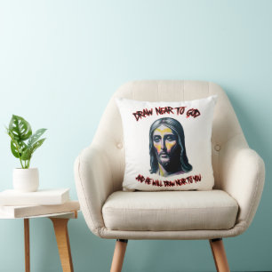 Divine Invitation: Draw Near to God Cushion