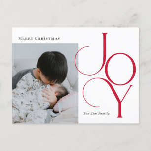 Divine Joy EDITABLE COLOR Holiday Postcard