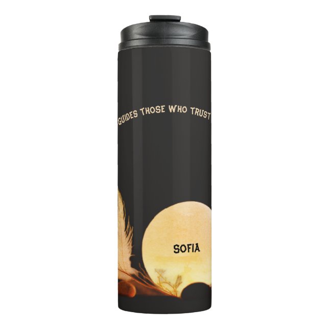 Divine Light 12oz Black Zen Tumbler (Front)