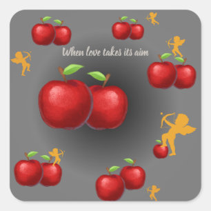 Divine Love Square Sticker