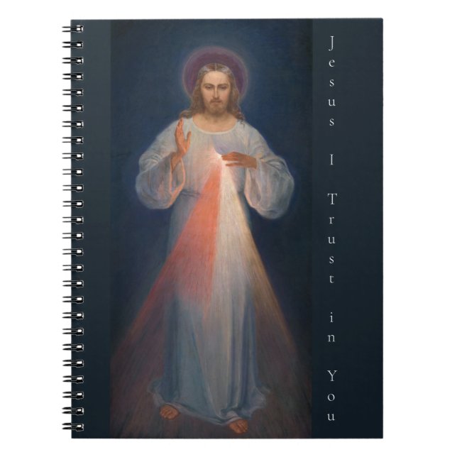 Divine Mercy by Kazimierowski Eugene Notebook (Front)