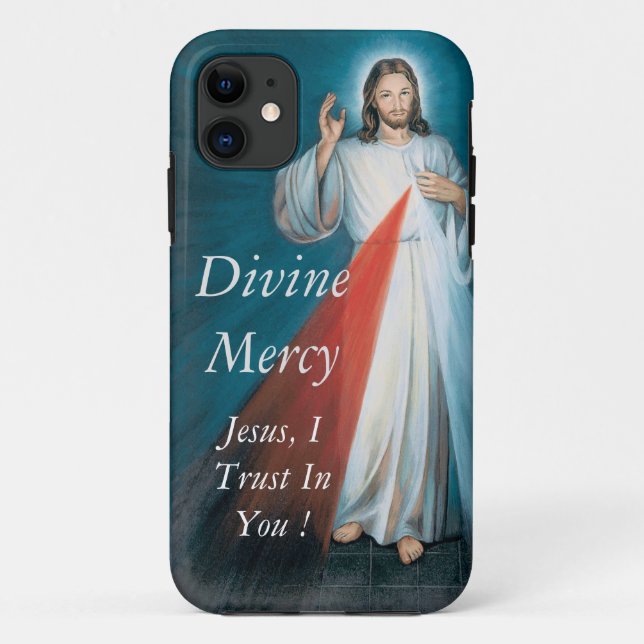 Divine Mercy Case-Mate iPhone Case (Back)