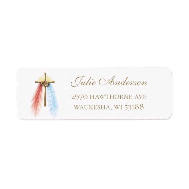 Divine Mercy Cross & Wedding Rings (Front)