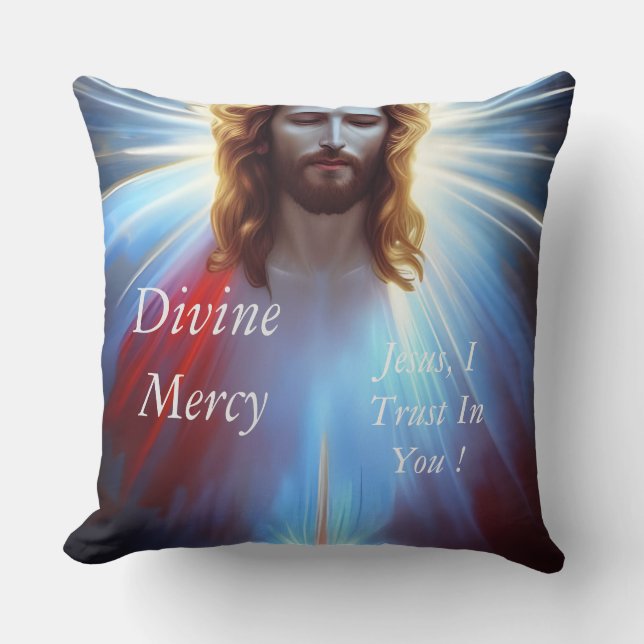 Divine Mercy    Cushion (Front)