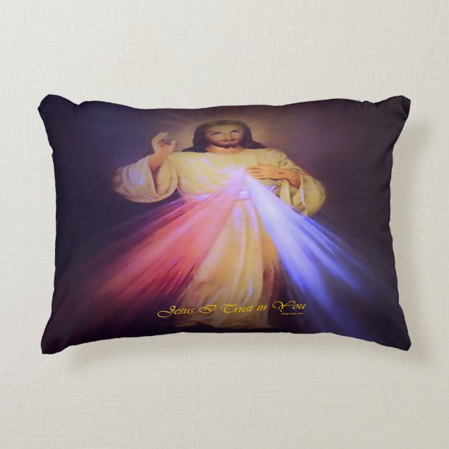 Divine Mercy Decorative Cushion (Front)
