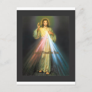 DIVINE MERCY DEVOTIONAL IMAGE POSTCARD
