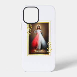 Divine Mercy Jesus Christ Jesus I Trust In You Cat iPhone 12 Case
