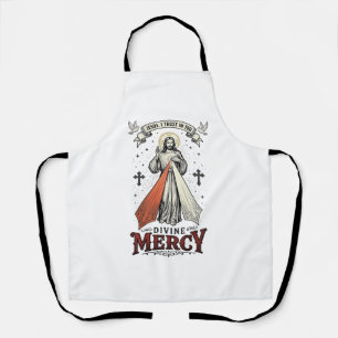 Divine Mercy Jesus I Trust in You Vintage Shirt De Apron