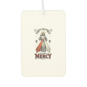 Divine Mercy Jesus I Trust in You Vintage Shirt De Car Air Freshener