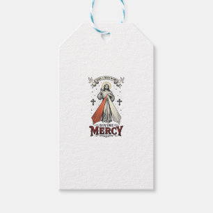 Divine Mercy Jesus I Trust in You Vintage Shirt De Gift Tags