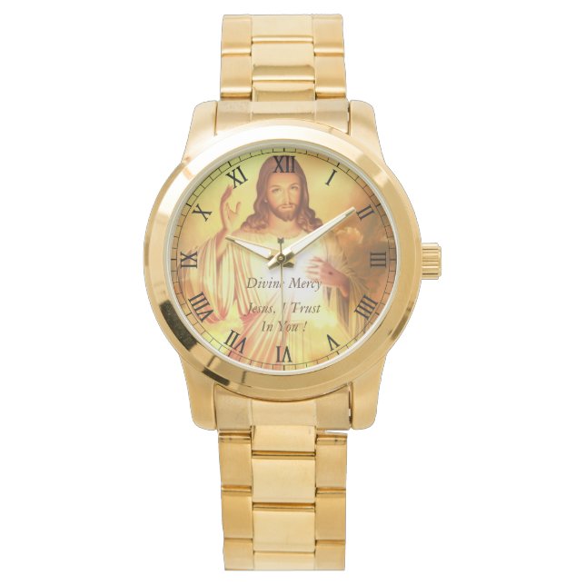 Divine Mercy Jesus, I Trust In You ! Watch (Front)