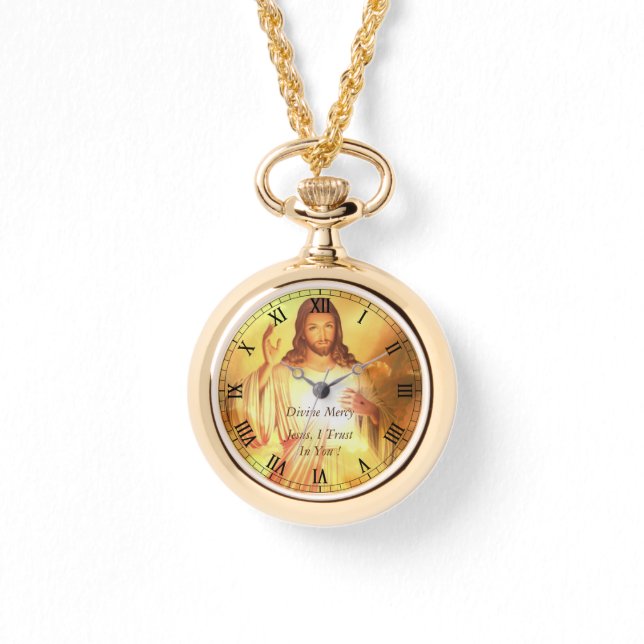 Divine Mercy Jesus, I Trust In You ! Watch (Front)