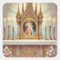  Divine Mercy Jesus on the High Altar