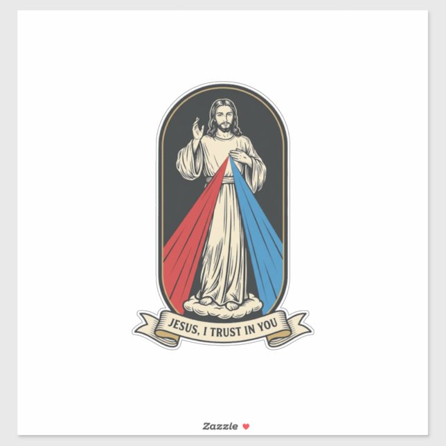 Divine Mercy Jesus Vintage (Sheet)