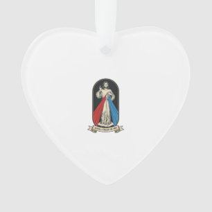 Divine Mercy Jesus Vintage Ornament