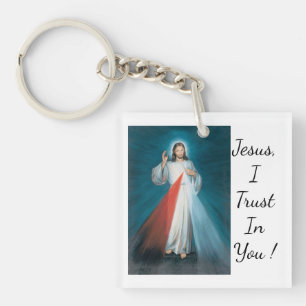 divine mercy  key ring