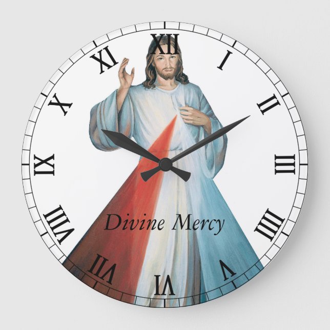 Divine Mercy Large Clock (Front)