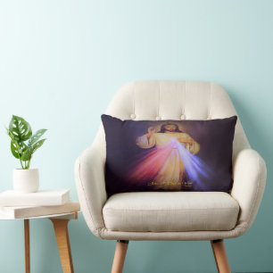 Divine Mercy Lumbar Cushion