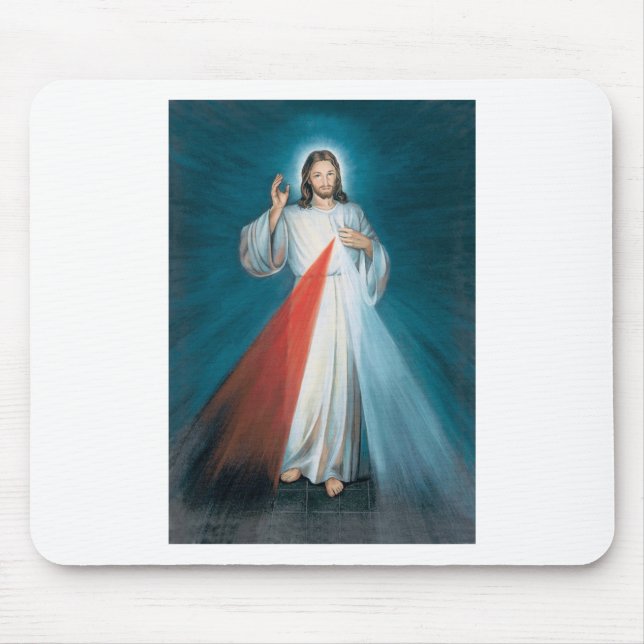 divine mercy mouse pad (Front)