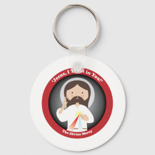 Divine Mercy of Jesus Key Ring