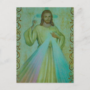 divine mercy postcard