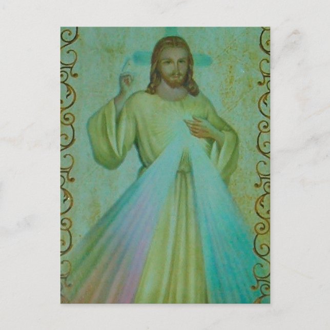 divine mercy postcard (Front)