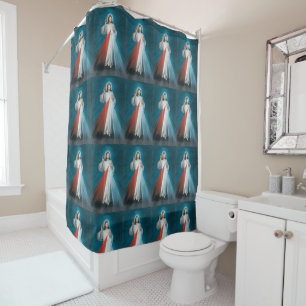 divine mercy shower curtain