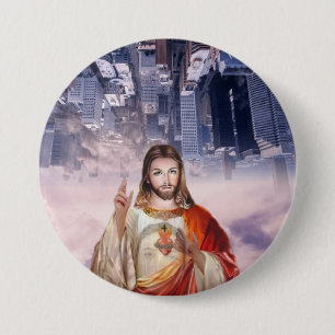 Divine Mercy, St. Faustina, Jesus I Trust in You 7.5 Cm Round Badge