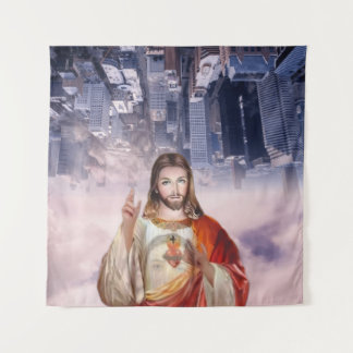 Divine Mercy, St. Faustina, Jesus I Trust in You Tapestry