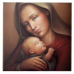 Divine Motherhood Tile