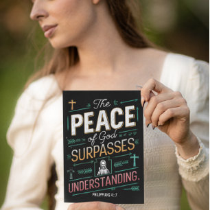 Divine Peace Graphic Postcard