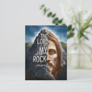 Divine Portrait: The Lord Is My Rock Postcard