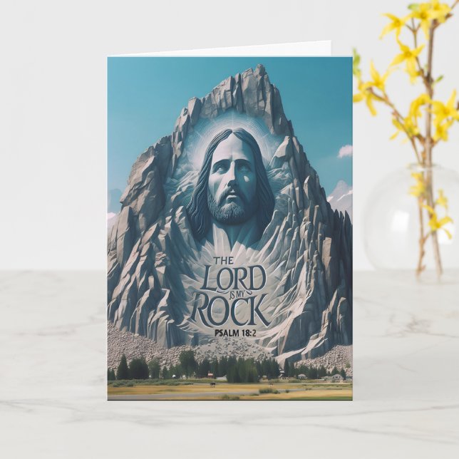 Divine Presence Among the Mountains Card (Yellow Flower)