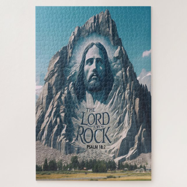 Divine Presence Among the Mountains Jigsaw Puzzle (Vertical)