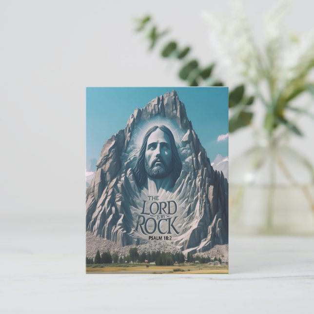 Divine Presence Among the Mountains Postcard (Standing Front)