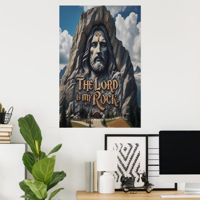 Divine Presence Among the Mountains Poster (Home Office)