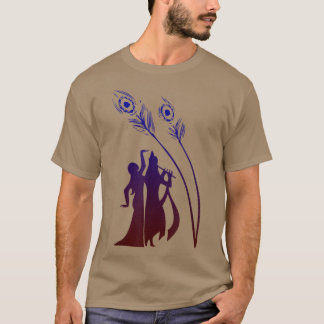 Divine Raas Leela With Radha And Krishna T-Shirt